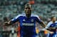 MUNICH, GERMANY - MAY 19: Didier Drogba of Chelsea celebrates after scoring his team’s first goal during UEFA Champions League Final between FC Bayern Muenchen and Chelsea at the Fussball Arena München on May 19, 2012 in Munich, Germany. (Photo by Laurence Griffiths/Getty Images)