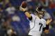 BALTIMORE, MD - AUGUST 23: Quarterback Chad Henne #7 of the Jacksonville Jaguars passes against the Baltimore Ravens during the preseason game at M&T Bank Stadium on August 23, 2012 in Baltimore, Maryland. The Baltimore Ravens won 48-17. (Photo by Patrick Smith/Getty Images)