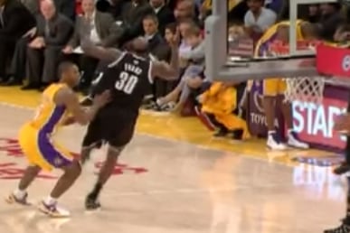 Video: Reggie Evans Can Expect to Write the League a Check