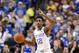 LEXINGTON, KY - NOVEMBER 05: Ryan Harrow #12 of the Kentucky Wildcats dribbles the ball during the exhibition game against the Transylvania Pioneers at Rupp Arena on November 5, 2012 in Lexington, Kentucky. (Photo by Andy Lyons/Getty Images)
