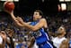 ATLANTA, GA - NOVEMBER 13: Seth Curry #30 of the Duke Blue Devils drives past Julius Mays #34 of the Kentucky Wildcats during the 2012 State Farm Champions Classic at Georgia Dome on November 13, 2012 in Atlanta, Georgia. (Photo by Kevin C. Cox/Getty Images)