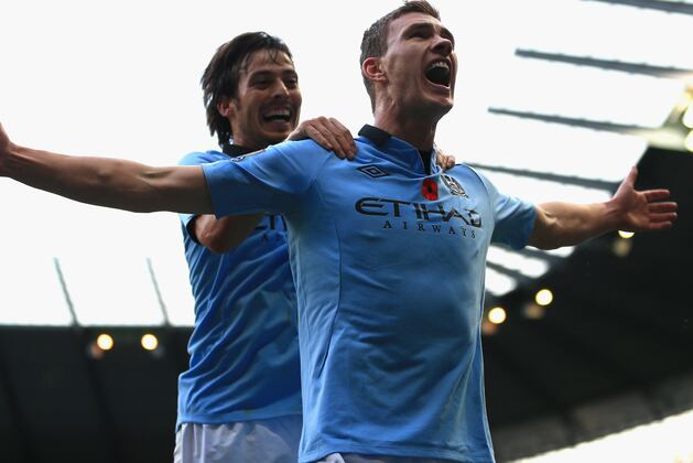 Dzeko Gets Start vs. Real Madrid