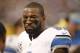 MINNEAPOLIS, MN - NOVEMBER 11: Calvin Johnson #81 of the Detroit Lions looks on from the sideline during a game against the Minnesota Vikings on November 11, 2012 at Mall of America Field at the Hubert H. Humphrey Metrodome in Minneapolis, Minnesota. (Photo by Andy Clayton KIng/Getty Images)