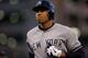 DETROIT, MI - OCTOBER 18: Alex Rodriguez #13 of the New York Yankees reacts as he walsk back towards the dugout after he pinch hit and flied out in the top of the sixth inning against the Detroit Tigers during game four of the American League Championship Series at Comerica Park on October 18, 2012 in Detroit, Michigan. (Photo by Jonathan Daniel/Getty Images)