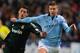 MANCHESTER, ENGLAND - NOVEMBER 21: Cristiano Ronaldo of Real Madrid battles for the ball with Matija Nastasic of Manchester City during the UEFA Champions League Group D match between Manchester City FC and Real Madrid CF at the Etihad Stadium on November 21, 2012 in Manchester, England. (Photo by Michael Regan/Getty Images)