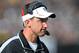 Nov 18, 2012; Oakland, CA, USA; Oakland Raiders coach Dennis Allen reacts during the game against the New Orleans Saints at the O.co Coliseum. The Saints defeated the Raiders 38-17. Mandatory Credit: Kirby Lee/Image of Sport-US PRESSWIRE