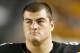 August 19, 2012; Pittsburgh, PA, USA; Pittsburgh Steelers offensive guard David DeCastro (66) on the sidelines against the Indianapolis Colts during the fourth quarter at Heinz Field. The Pittsburgh Steelers won 26-24. Mandatory Credit: Charles LeClaire-US PRESSWIRE