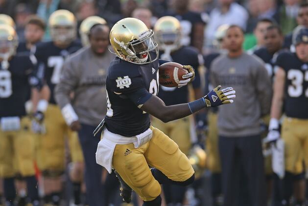 Mother Says Notre Dame's Wood '70-30' Lean to NFL