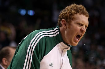 Scal doesn't get to put on the home whites anymore, but he is still at the TD Garden!