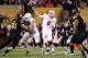 TEMPE, AZ - NOVEMBER 19: Quarterback Nick Foles #8 of the Arizona Wildcats throws a pass during the college football game against the Arizona State Sun Devils at Sun Devil Stadium on November 19, 2011 in Tempe, Arizona. The Wildcats defeated the Sun Devils 31-27. (Photo by Christian Petersen/Getty Images)