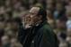 Benitez barks orders from his technical area