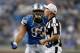 DETROIT, MI - NOVEMBER 24: Defensive end Ndamukong Suh #90 of the Detroit Lions argues with referee Terry McAulay #77 after Suh is ejected from the game for unsportsmanlike conduct in the third quarter against the Green Bay Packers during the Thanksgiving Day game at Ford Field on November 24, 2011 in Detroit, Michigan. (Photo by Gregory Shamus/Getty Images)