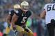 SOUTH BEND, IN - NOVEMBER 17: Manti T'eo #5 of the Notre Dame Fighting Irish moves against the Wake Forest Demon Deacons at Notre Dame Stadium on November 17, 2012 in South Bend, Indiana. Notre Dame defeated Wake Forest 38-0. (Photo by Jonathan Daniel/Getty Images)