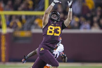 TE Goodger out for MSU -- Full Injury Report