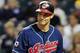 CLEVELAND, OH - SEPTEMBER 20: Grady Sizemore #24 of the Cleveland Indians reacts after striking out during the second inning against the Chicago White Sox at Progressive Field on September 20, 2011 in Cleveland, Ohio. (Photo by Jason Miller/Getty Images)