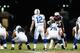 FOXBORO, MA - NOVEMBER 18: Andrew Luck #12 of the Indianapolis Colts lines up behind center against the New England Patriots during the game on November 18, 2012 at Gillette Stadium in Foxboro, Massachusetts. (Photo by Jared Wickerham/Getty Images)