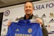 LONDON, ENGLAND - NOVEMBER 22: New Chelsea manager Rafael Benitez poses with a shirt during a press conference at Stamford Bridge on November 22, 2012 in London, England. (Photo by Tom Shaw/Getty Images)
