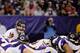 MINNEAPOLIS, MN - JANUARY 1: Josh McCown #15 of the Chicago Bears calls a play at the line of scrimmage during the game against the Minnesota Vikings on January 1, 2012 at Mall of America Field at the Hubert H. Humphrey Metrodome in Minneapolis, Minnesota. (Photo by Hannah Foslien/Getty Images)