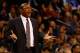 BOSTON, MA - NOVEMBER 14: Head coach Doc Rivers of the Boston Celtics argues a foul against the Utah Jazz during the game on November 14, 2012 at TD Garden in Boston, Massachusetts. NOTE TO USER: User expressly acknowledges and agrees that, by downloading and or using this photograph, User is consenting to the terms and conditions of the Getty Images License Agreement. (Photo by Jared Wickerham/Getty Images)