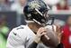 HOUSTON, TX- NOVEMBER 18: Chad Henne #7 of the Jacksonville Jaguars in the pocket against the Houston Texans on November 18, 2012 at Reliant Stadium in Houston, Texas. Texans won 43 to 37 in overtime. (Photo by Thomas B. Shea/Getty Images)