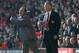 Benitez looks more animated than Sir Alex in their technical areas