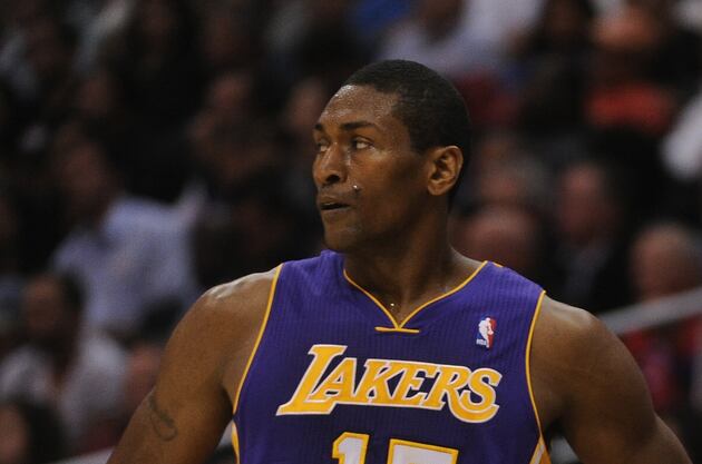 Metta World Peace Celebrated Reggie Evans' Fine for Flopping