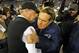 EAST RUTHERFORD, NJ - NOVEMBER 22: Head coach Rex Ryan of the New York Jets hugs Head coach Bill Belichick of the New England Patriots after the Patriots defeated the Jets 49-19 at MetLife Stadium on November 22, 2012 in East Rutherford, New Jersey. (Photo by Rich Schultz /Getty Images)