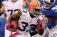 EAST RUTHERFORD, NJ - OCTOBER 07: Running back Trent Richardson #33 of the Cleveland Browns carries the ball against the New York Giants at MetLife Stadium on October 7, 2012 in East Rutherford, New Jersey. (Photo by Alex Trautwig/Getty Images)