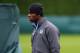 MANCHESTER, ENGLAND - NOVEMBER 20: Mario Balotelli of Manchester City looks on during a training session at Carrington Training Ground on November 20, 2012 in Manchester, England. (Photo by Alex Livesey/Getty Images)