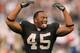 OAKLAND, CA - NOVEMBER 27: Marcel Reece #45 of the Oakland Raiders celebrates after they beat the Chicago Bears at O.co Coliseum on November 27, 2011 in Oakland, California. (Photo by Ezra Shaw/Getty Images)