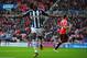 SUNDERLAND, ENGLAND - NOVEMBER 24: Romelu Lukaku of West Brom celebrates scoring to make it 3-1 during the Barclays Premier League match between Sunderland and West Bromwich Albion at the Stadium of Light on November 24, 2012 in Sunderland, England. (Photo by Michael Regan/Getty Images)