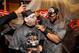 DETROIT, MI - OCTOBER 28: Marco Scutaro #19 of the San Francisco Giants celebrates with Angel Pagan #16 in the locker room after defeating the Detroit Tigers to win Game Four of the Major League Baseball World Series at Comerica Park on October 28, 2012 in Detroit, Michigan. The San Francisco Giants defeated the Detroit Tigers 4-3 in the tenth inning to win the World Series in 4 straight games. (Photo by Ezra Shaw/Getty Images)