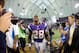 MINNEAPOLIS, MN - NOVEMBER 11: Adrian Peterson #28 of the Minnesota Vikings looks on after the game against the Detroit Lions on November 11, 2012 at Mall of America Field at the Hubert H. Humphrey Metrodome in Minneapolis, Minnesota. (Photo by Hannah Foslien/Getty Images)