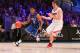 Nov 24, 2012; Paradise Island, BAHAMAS; Duke Blue Devils guard Quinn Cook (2) dribbles past Louisville Cardinals forward Luke Hancock (11) during the 2012 Battle 4 Atlantis Championship in the Imperial Arena at the Atlantis Resort. Mandatory Credit: Kevin Jairaj-US PRESSWIRE