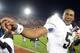 LOS ANGELES, CA - NOVEMBER 24: Everett Golson #5 of the Notre Dame Fighting Irish smiles as he gives an interview to Heather Cox of ESPN after a 22-13 win over the USC Trojans at Los Angeles Memorial Coliseum on November 24, 2012 in Los Angeles, California. (Photo by Harry How/Getty Images)
