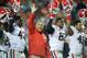 AUBURN, AL - NOVEMBER 10: Coach Mark Richt of the Georgia Bulldogs warms up with his team before their game against the Auburn Tigers on November 10, 2012 at Jordan-Hare Stadium in Auburn, Alabama. Georgia defeated Auburn 38-0 and clinched the SEC East division. (Photo by Michael Chang/Getty Images)