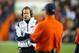 AUBURN, AL - NOVEMBER 10: Head coach Gene Chizik of the Auburn Tigers reacts on the sideline during their game against the Georgia Bulldogs on November 10, 2012 at Jordan-Hare Stadium in Auburn, Alabama. Georgia defeated Auburn 38-0 and clinched the SEC East division. (Photo by Michael Chang/Getty Images)