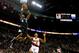 Howard goes up for a dunk against Portland