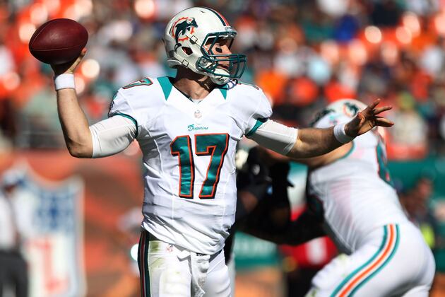 Ryan Tannehill Breaks Dan Marino's Franchise Rookie Passing Yards Record