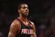 PHOENIX, AZ - OCTOBER 12: LaMarcus Aldridge #12 of the Portland Trail Blazers shoots a free throw shot during the preseason NBA game against the Phoenix Suns at US Airways Center on October 12, 2012 in Phoenix, Arizona. The Suns defeated the Trail Blazers 104-93. NOTE TO USER: User expressly acknowledges and agrees that, by downloading and or using this photograph, User is consenting to the terms and conditions of the Getty Images License Agreement. (Photo by Christian Petersen/Getty Images)