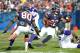Nov 25, 2012; Chicago, IL, USA; Chicago Bears running back Matt Forte (22) runs the ball against the Minnesota Vikings during the second quarter at Soldier Field. Mandatory Credit: Rob Grabowski-US PRESSWIRE
