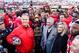 November 24, 2012; Athens, GA, USA; The Georgia Bulldogs and head coach Mark Richt accept the Governors Cup after the game against the Georgia Tech Yellow Jackets at Sanford Stadium. Georgia won 42-10. Mandatory Credit: Daniel Shirey-US PRESSWIRE