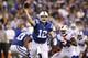 INDIANAPOLIS, IN - NOVEMBER 25: Andrew Luck #12 of the Indianapolis Colts throws a pass in the first half of the game against the Buffalo Bills at Lucas Oil Stadium on November 25, 2012 in Indianapolis, Indiana. (Photo by Joe Robbins/Getty Images)