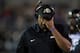BOULDER, CO - OCTOBER 11: Head coach Jon Embree of the Colorado Buffaloes reacts as he leads his team against the Arizona State Sun Devils at Folsom Field on October 11, 2012 in Boulder, Colorado. (Photo by Doug Pensinger/Getty Images)