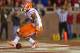 TALLAHASSEE, FL - NOVEMBER 24: Mike Gillislee #23 of the Florida Gators scores a touchdown during a game against the Florida State Seminoles at Doak Campbell Stadium on November 24, 2012 in Tallahassee, Florida. (Photo by Mike Ehrmann/Getty Images)