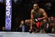Apr 21, 2012; Atlanta, GA, USA; Jon Jones before fighting Rashad Evans in the main event and light heavyweight title bout during UFC 145 at Philips Arena. Mandatory Credit: Paul Abell-US PRESSWIRE