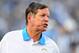 November 25, 2012; San Diego, CA, USA; San Diego Chargers head coach Norv Turner questions a call by officials during the fourth quarter against the Baltimore Ravens at Qualcomm Stadium. The Ravens won 16-13 in overtime. Mandatory Credit: Christopher Hanewinckel-US PRESSWIRE