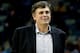 October 24, 2012; New Orleans, LA, USA; Houston Rockets head coach Kevin McHale against the New Orleans Hornets during the first half of a preseason game at the New Orleans Arena. Mandatory Credit: Derick E. Hingle-US PRESSWIRE