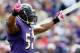 BALTIMORE, MD - OCTOBER 14: Liinebacker Ray Lewis #52 of the Baltimore Ravens motions to the crowd during the first half against the Dallas Cowboys at M&T Bank Stadium on October 14, 2012 in Baltimore, Maryland. (Photo by Rob Carr/Getty Images)