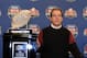 NEW ORLEANS, LA - JANUARY 10: Head coach Nick Saban of the Alabama Crimson Tide stands next to The Coaches' Trophy which signifies the national champion after defeating Louisiana State University Tigers in the 2012 Allstate BCS National Championship Game during a press conference on January 10, 2012 in New Orleans, Louisiana. (Photo by Andy Lyons/Getty Images)